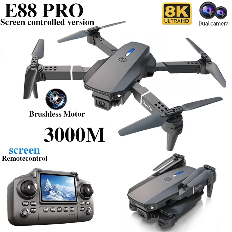 Drone Professionale E88 PRO co - Drone E88 Rc Quadcopter recensione e prezzo