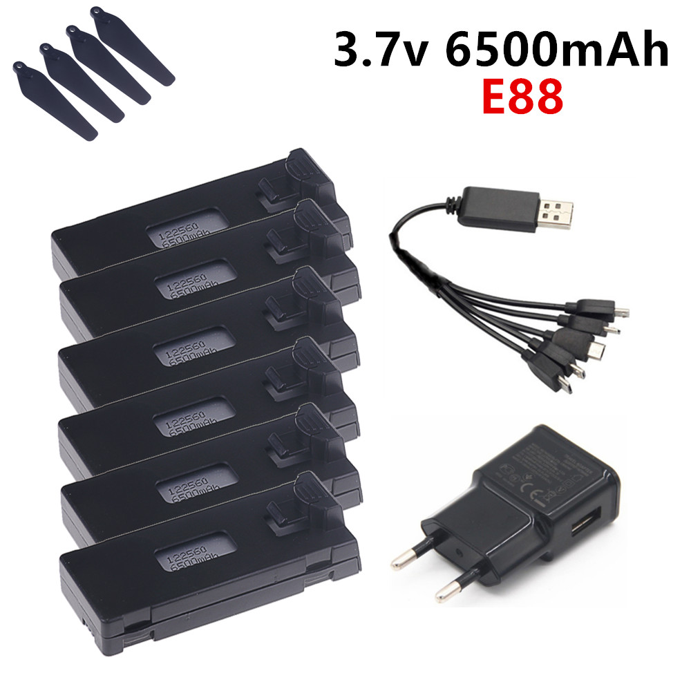 Batteria Lipo 3.7V 6500mAh per - Drone E88 Rc Quadcopter recensione e prezzo